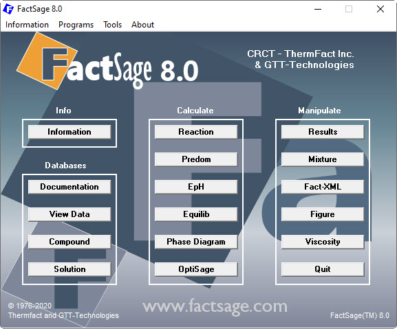 FactSage.cn - FactSage官方中文网站